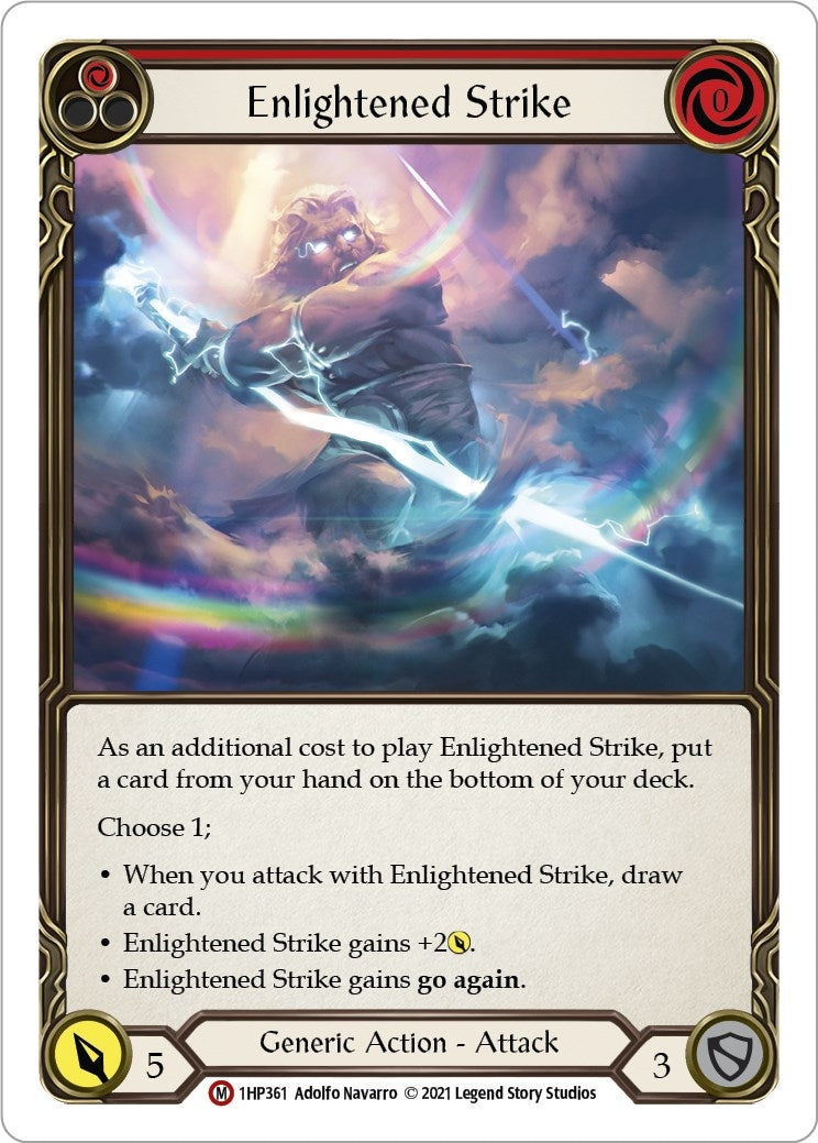 Enlightened Strike (1) [1HP] - Flesh and Blood TCG Single