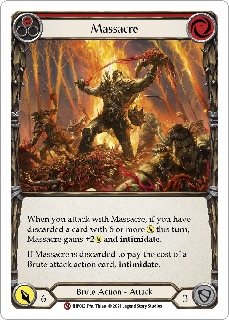 Massacre (1) [1HP] - Flesh and Blood TCG Single