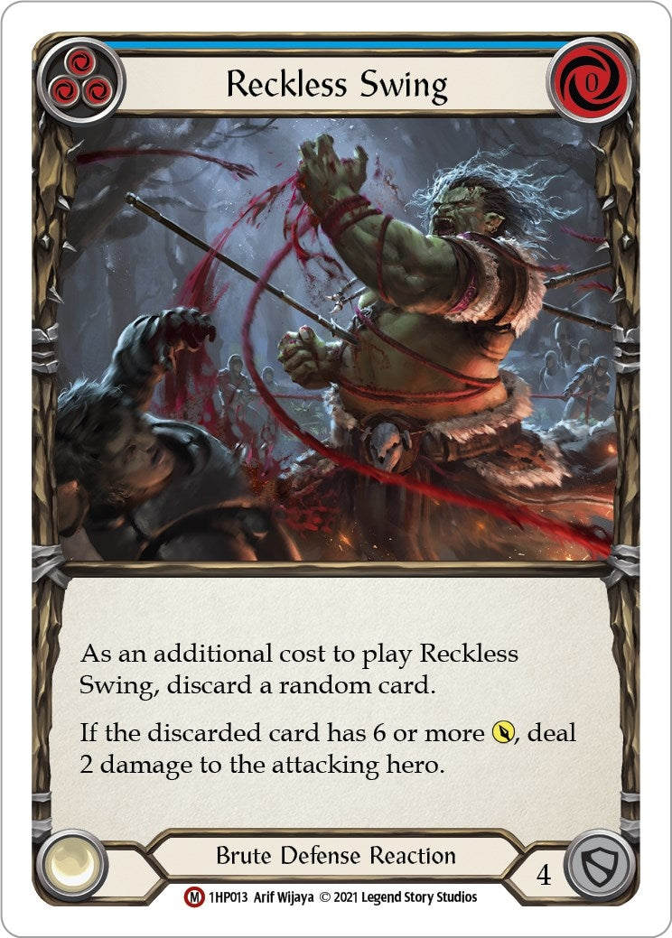 Reckless Swing (1) [1HP] - Flesh and Blood TCG Single