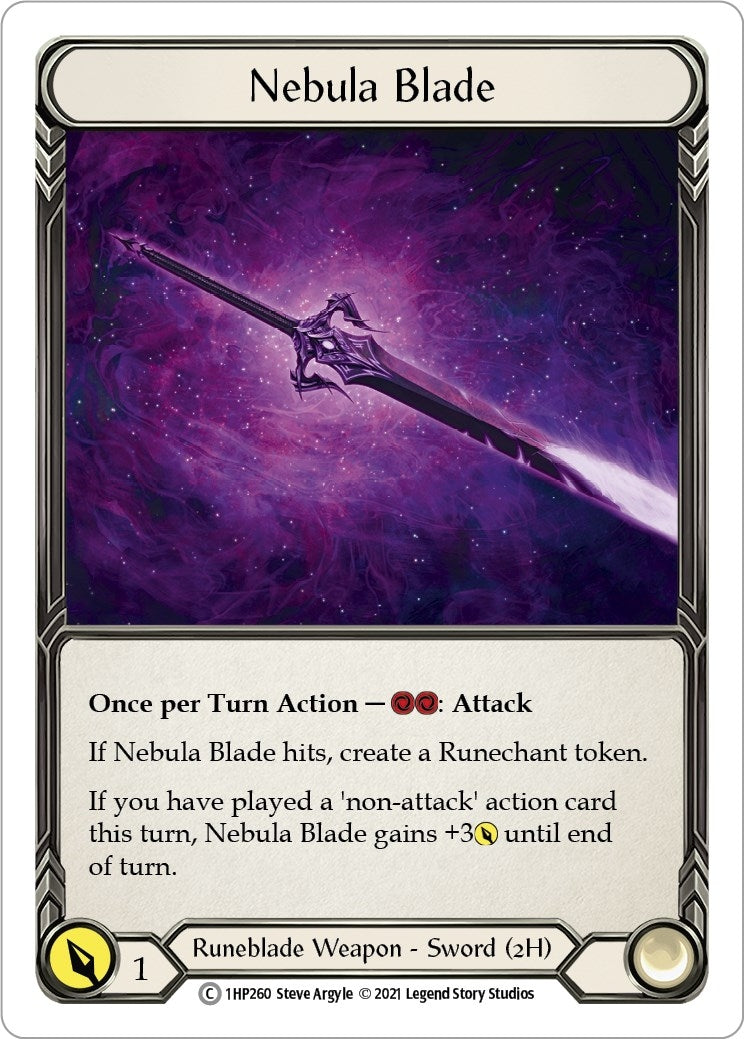 Nebula Blade (1) [1HP] - Flesh and Blood TCG Single