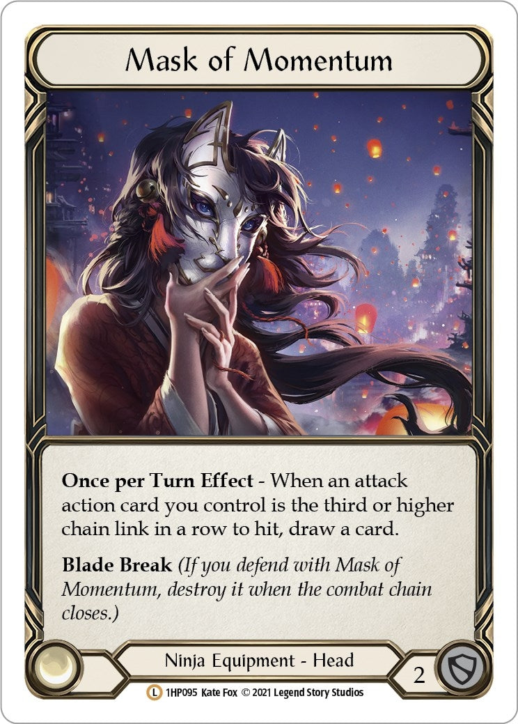 Mask of Momentum (1) [1HP] - Flesh and Blood TCG Single