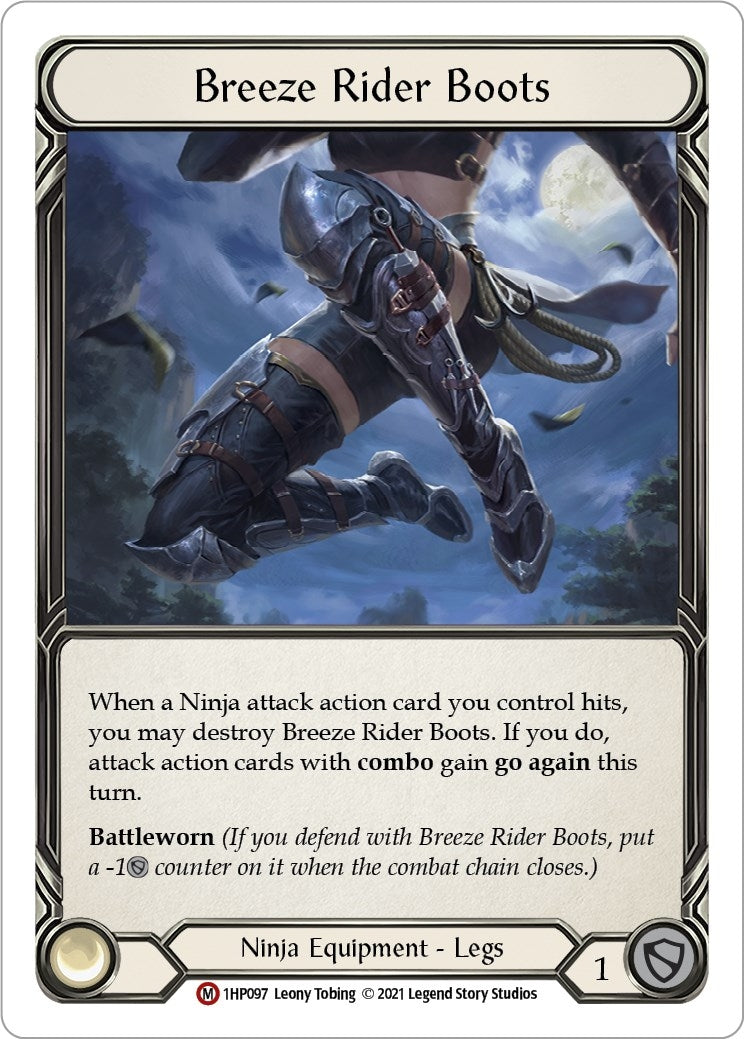 Breeze Rider Boots (1) [1HP] - Flesh and Blood TCG Single