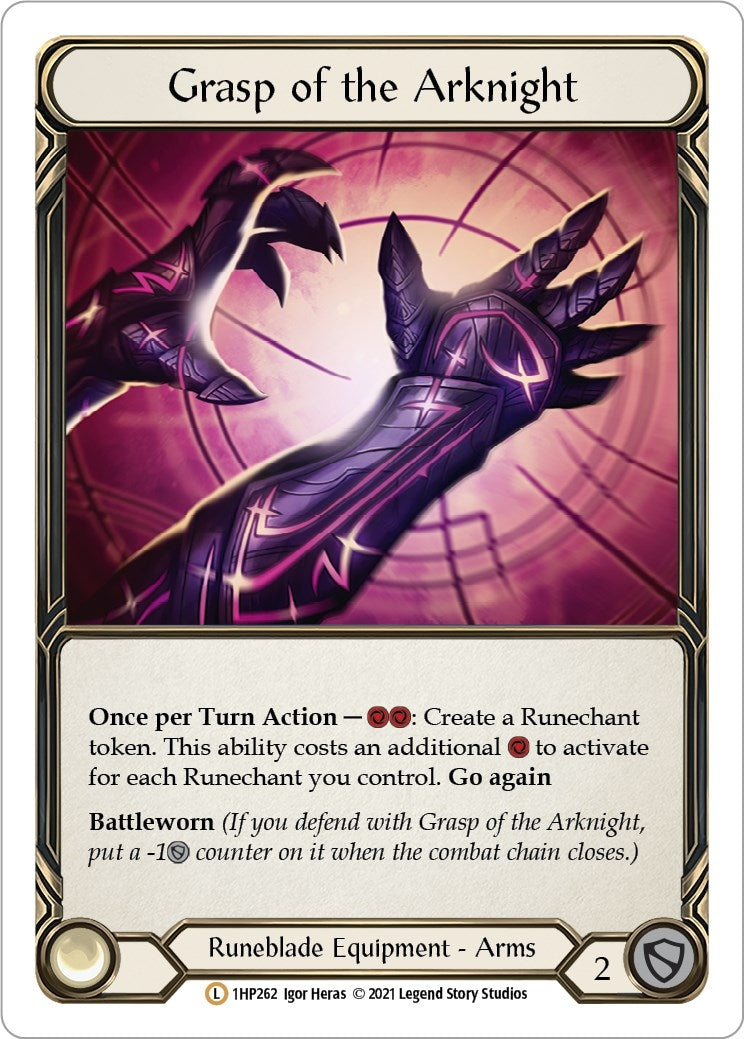 Grasp of the Arknight (1) [1HP] - Flesh and Blood TCG Single