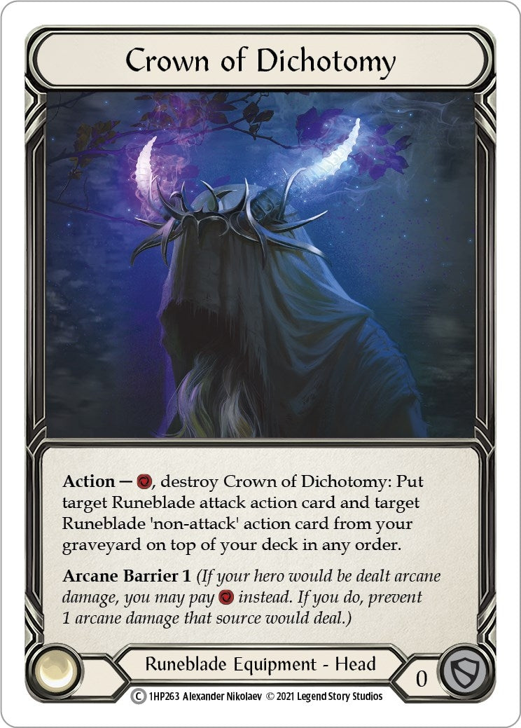 Crown of Dichotomy (1) [1HP] - Flesh and Blood TCG Single
