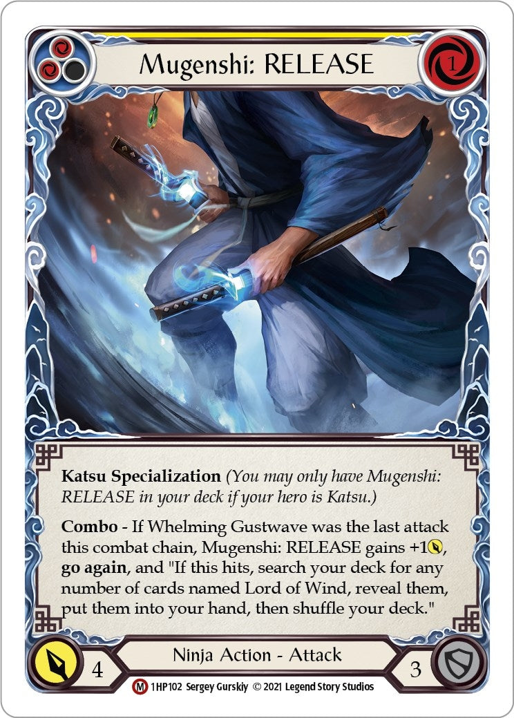 Mugenshi: RELEASE (1) [1HP] - Flesh and Blood TCG Single