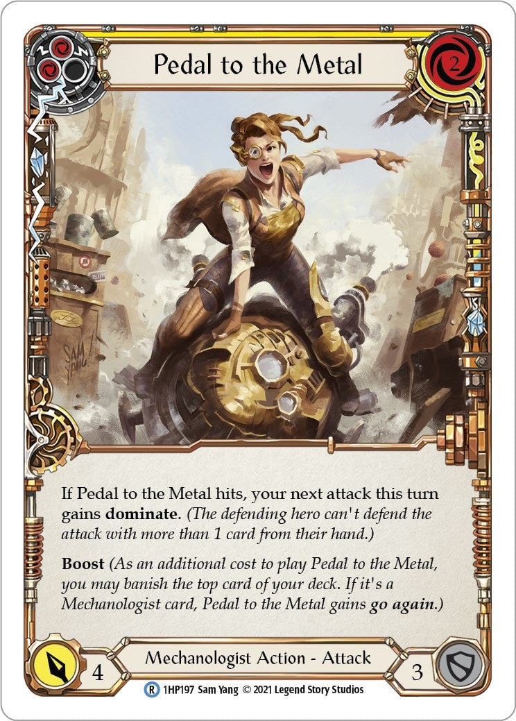 Pedal to the Metal (Yellow) (1) [1HP] - Flesh and Blood TCG Single