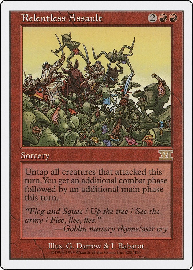 Relentless Assault (202) [6ED] - MTG Single