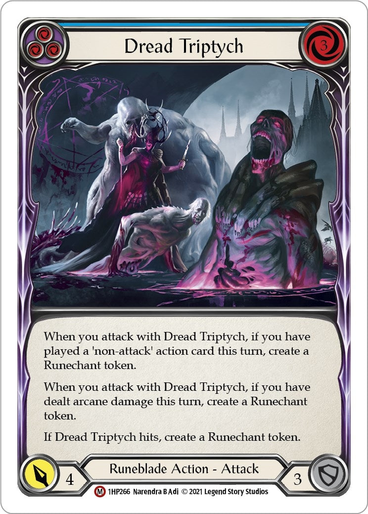 Dread Triptych (1) [1HP] - Flesh and Blood TCG Single
