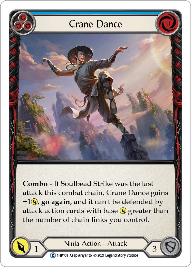Crane Dance (Blue) (1) [1HP] - Flesh and Blood TCG Single