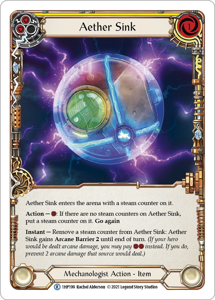 Aether Sink (1) [1HP] - Flesh and Blood TCG Single