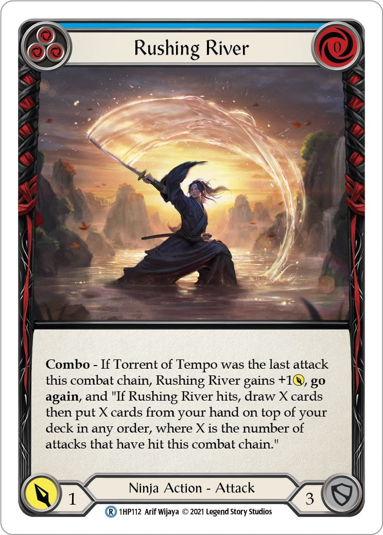 Rushing River (Blue) (1) [1HP] - Flesh and Blood TCG Single