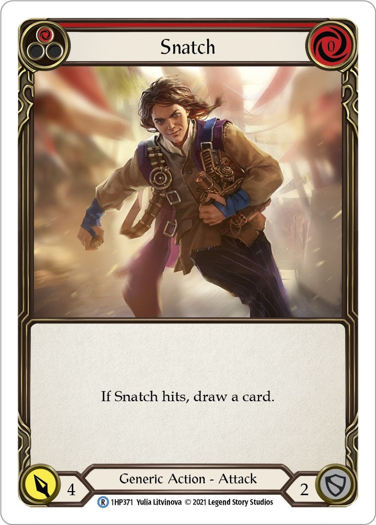 Snatch (Red) (1) [1HP] - Flesh and Blood TCG Single