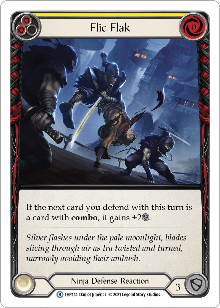 Flic Flak (Yellow) (1) [1HP] - Flesh and Blood TCG Single