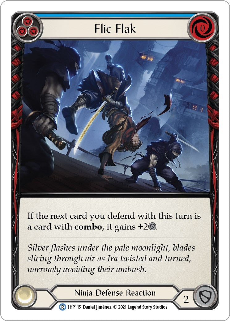 Flic Flak (Blue) (1) [1HP] - Flesh and Blood TCG Single