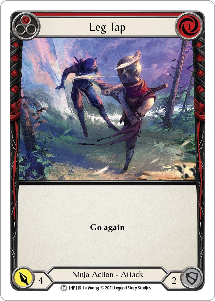 Leg Tap (Red) (1) [1HP] - Flesh and Blood TCG Single
