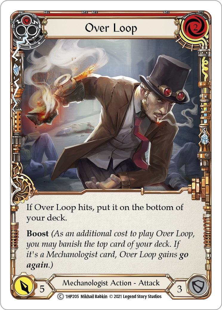 Over Loop (Red) (1) [1HP] - Flesh and Blood TCG Single