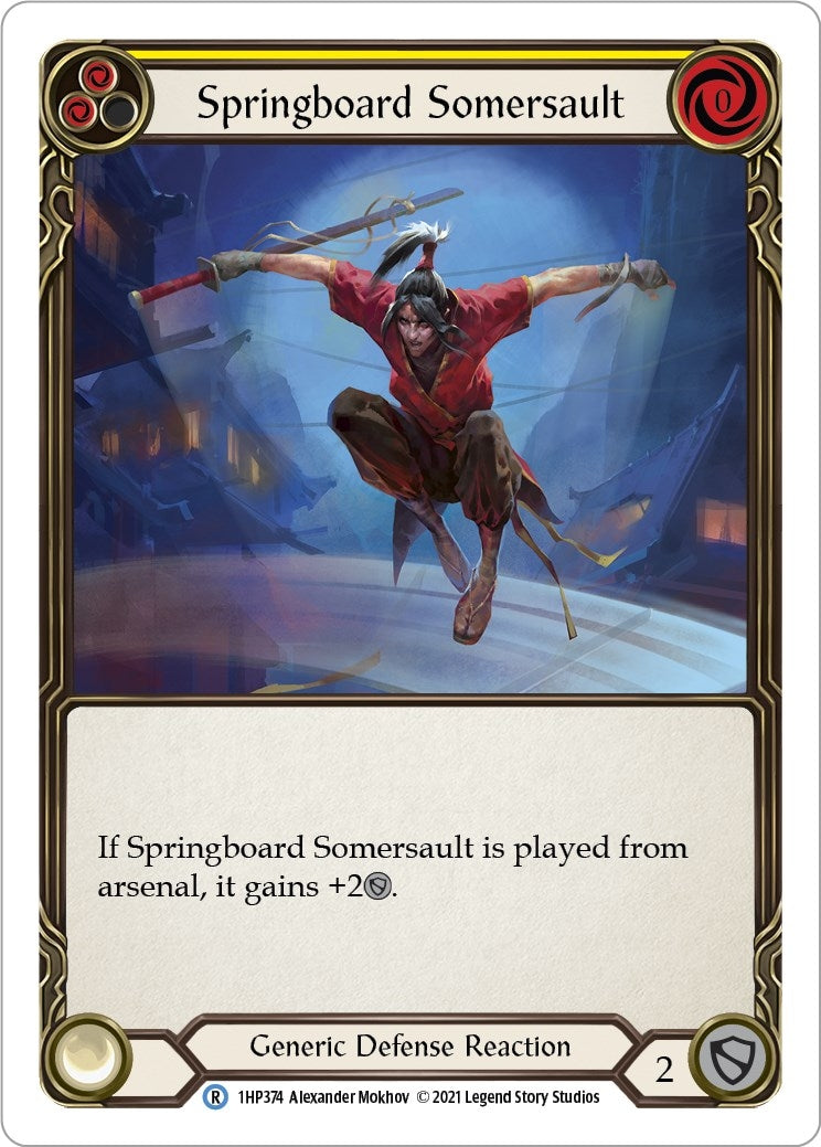 Springboard Somersault (1) [1HP] - Flesh and Blood TCG Single