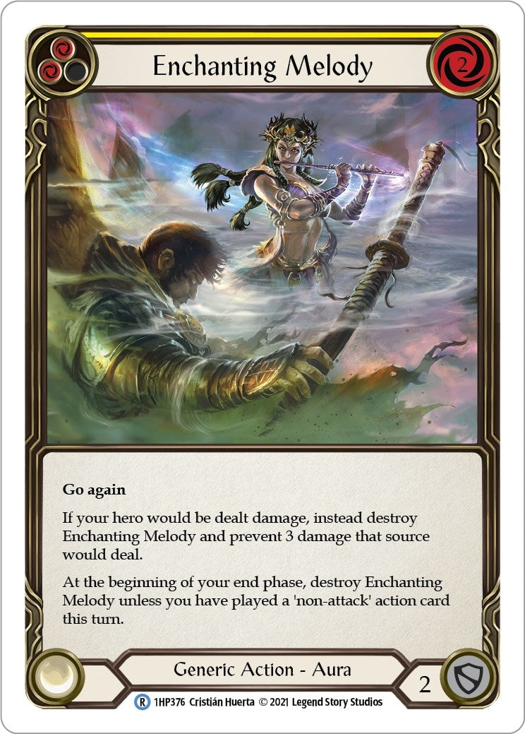 Enchanting Melody (Yellow) (1) [1HP] - Flesh and Blood TCG Single