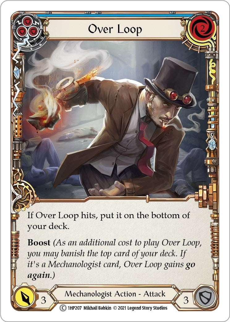 Over Loop (Blue) (1) [1HP] - Flesh and Blood TCG Single