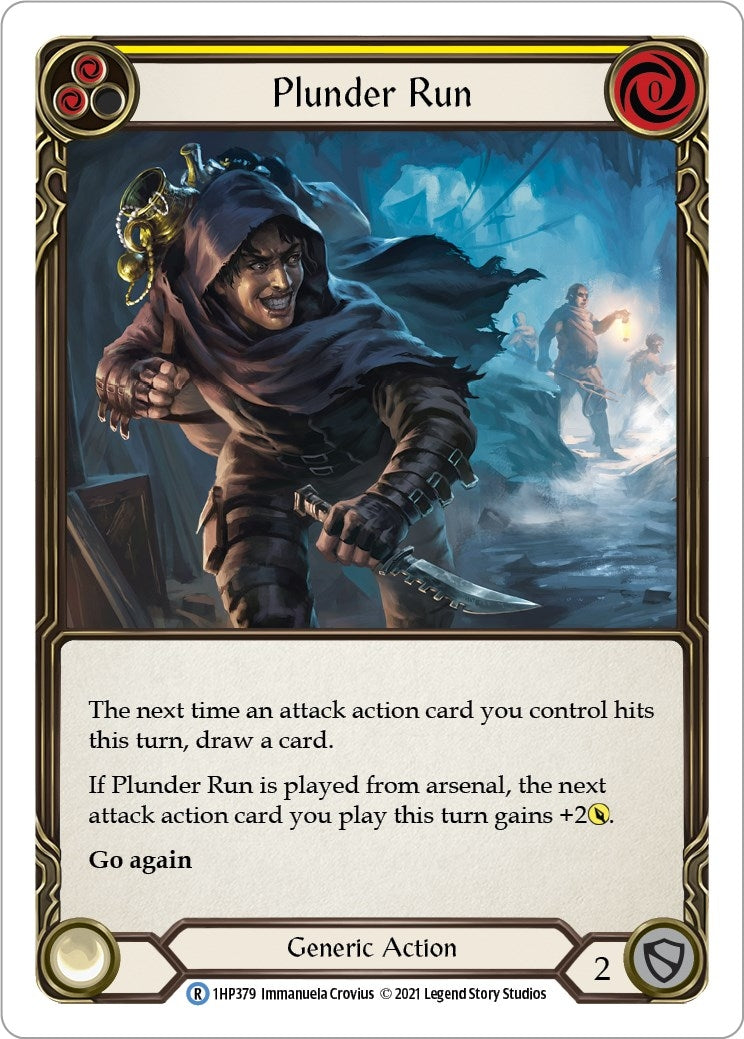 Plunder Run (Yellow) (1) [1HP] - Flesh and Blood TCG Single