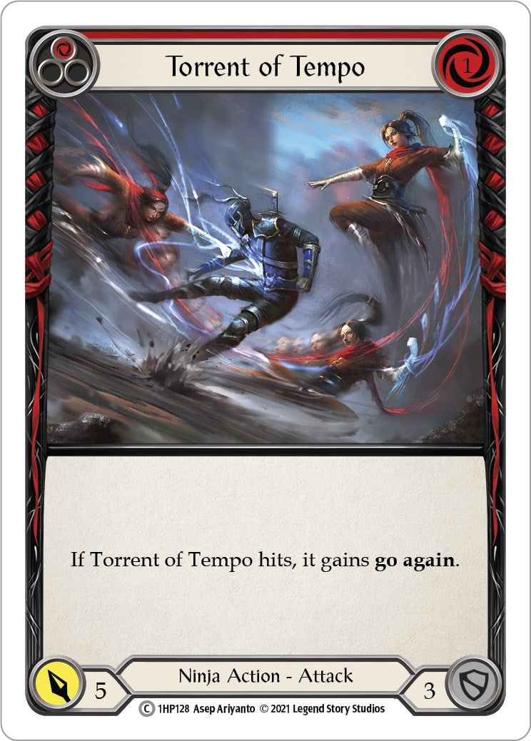 Torrent of Tempo (Red) (1) [1HP] - Flesh and Blood TCG Single