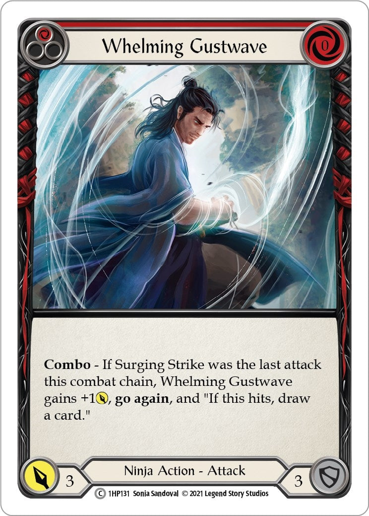 Whelming Gustwave (Red) (1) [1HP] - Flesh and Blood TCG Single