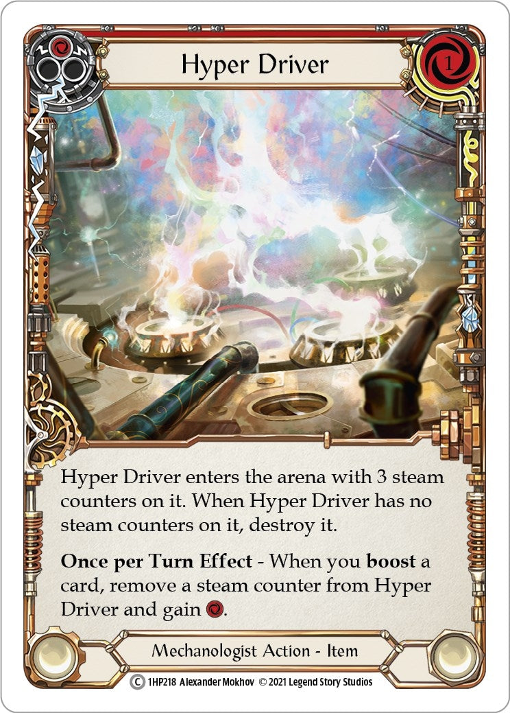 Hyper Driver (1) [1HP] - Flesh and Blood TCG Single
