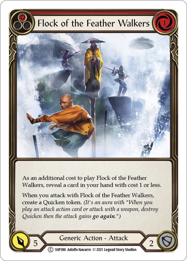 Flock of the Feather Walkers (Red) (1) [1HP] - Flesh and Blood TCG Single