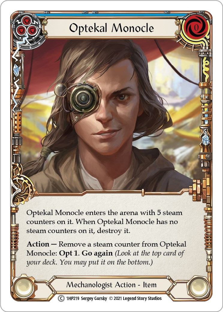 Optekal Monocle (1) [1HP] - Flesh and Blood TCG Single