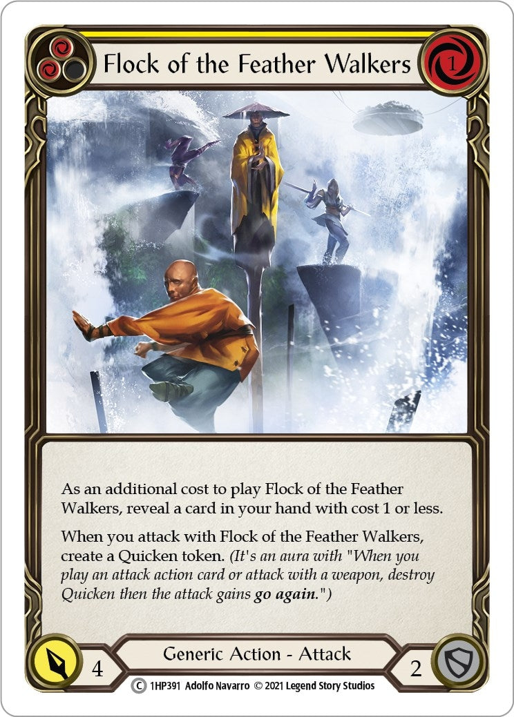 Flock of the Feather Walkers (Yellow) (1) [1HP] - Flesh and Blood TCG Single