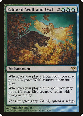 Fable of Wolf and Owl (150) [EVE] - MTG Single