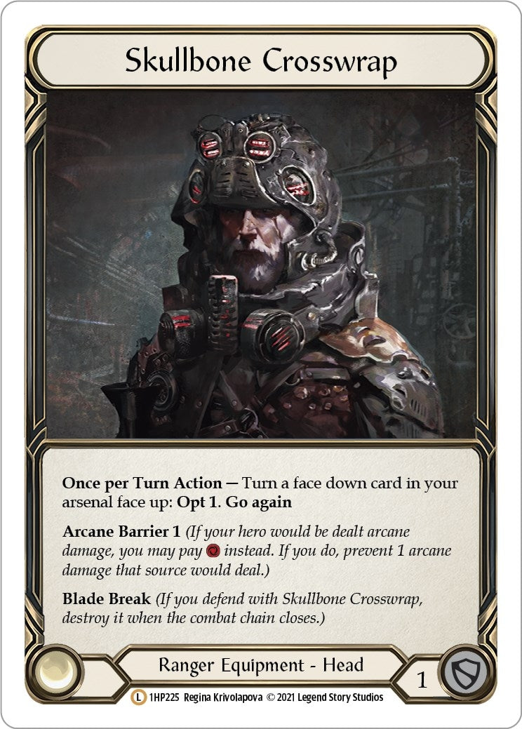 Skullbone Crosswrap (1) [1HP] - Flesh and Blood TCG Single