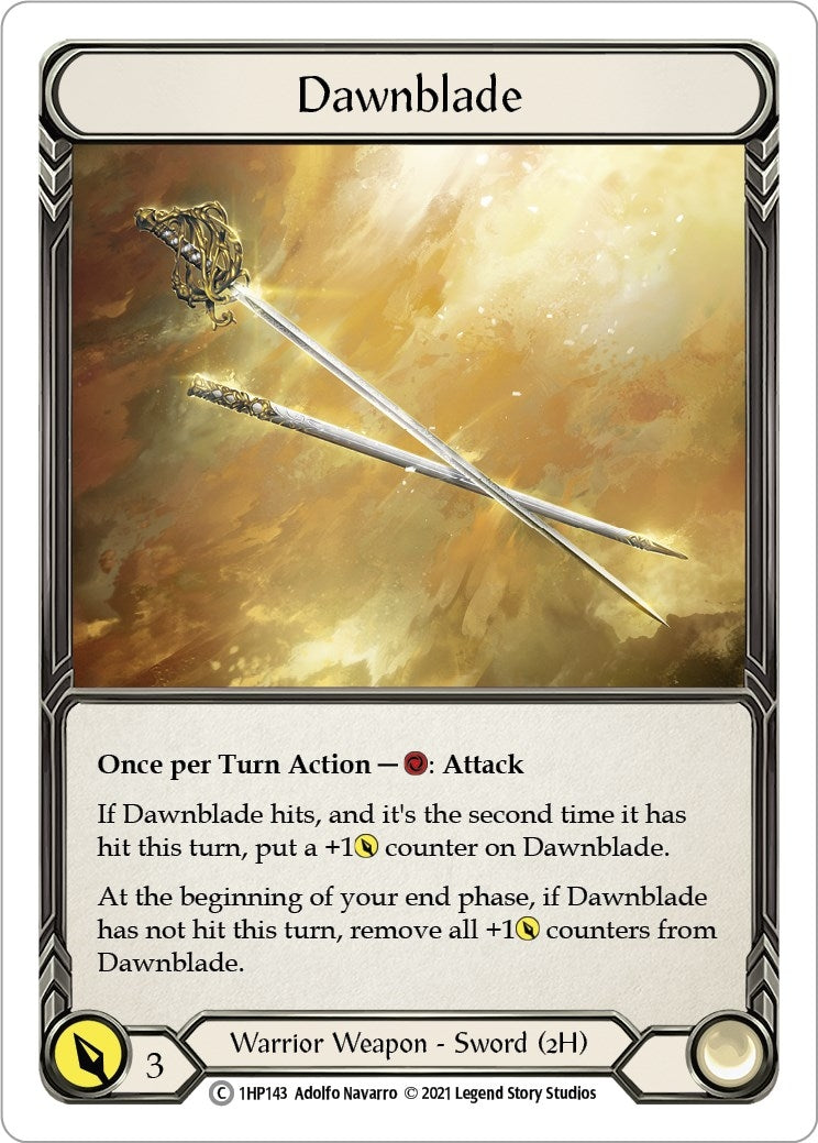 Dawnblade (1) [1HP] - Flesh and Blood TCG Single