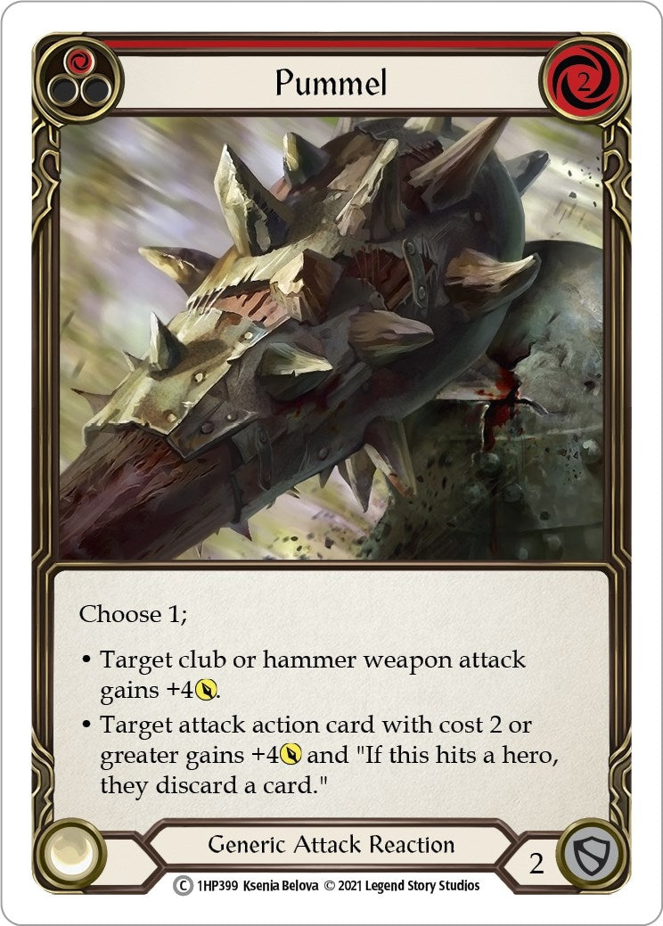 Pummel (Red) (1) [1HP] - Flesh and Blood TCG Single