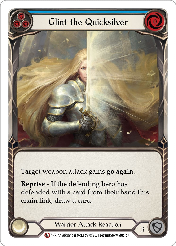 Glint the Quicksilver (1) [1HP] - Flesh and Blood TCG Single