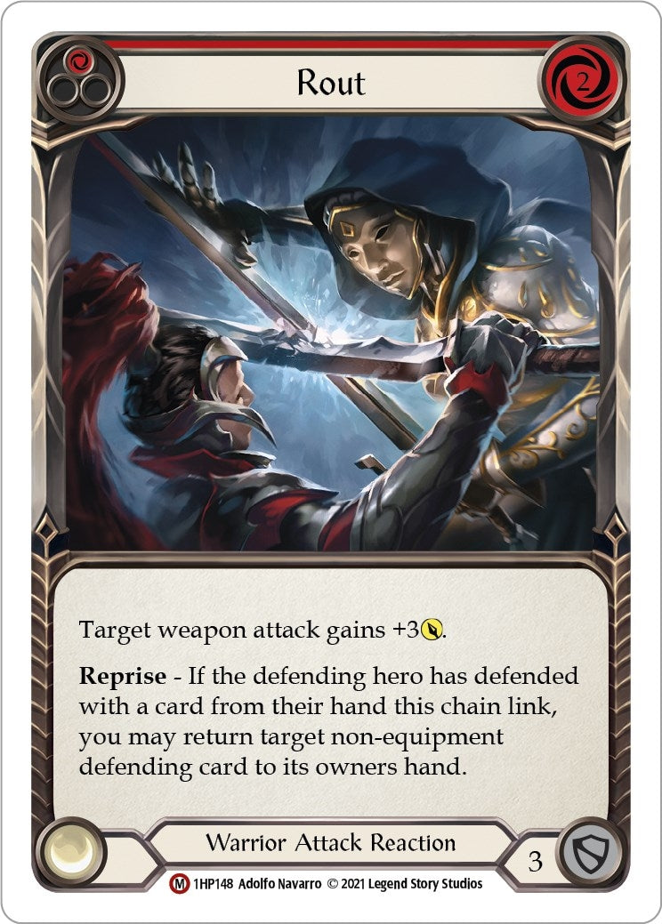 Rout (1) [1HP] - Flesh and Blood TCG Single