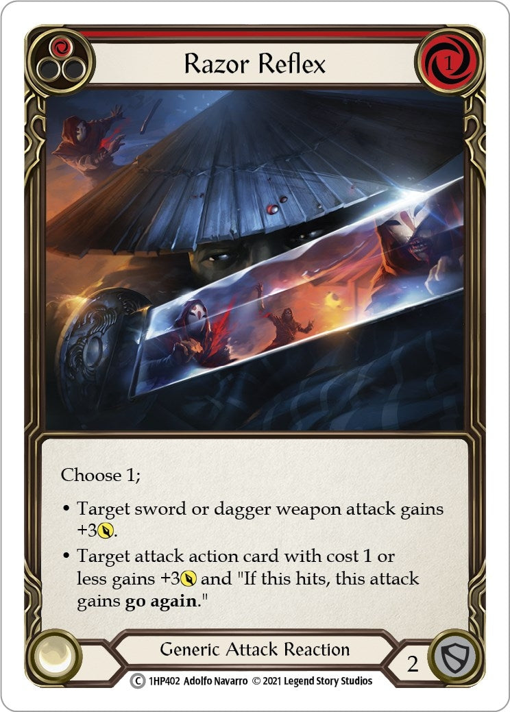 Razor Reflex (Red) (1) [1HP] - Flesh and Blood TCG Single