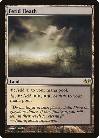 Fetid Heath (176) [EVE] - MTG Single
