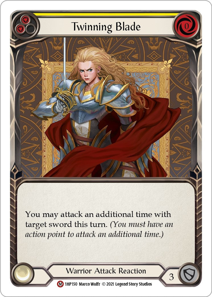 Twinning Blade (1) [1HP] - Flesh and Blood TCG Single