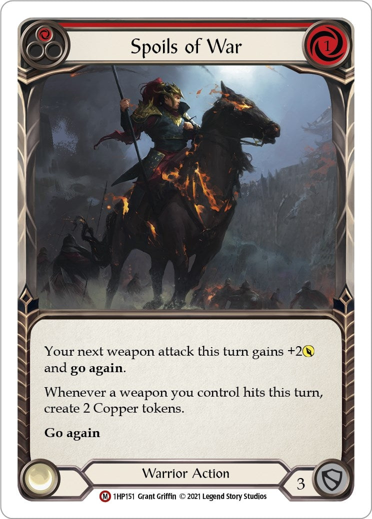 Spoils of War (1) [1HP] - Flesh and Blood TCG Single