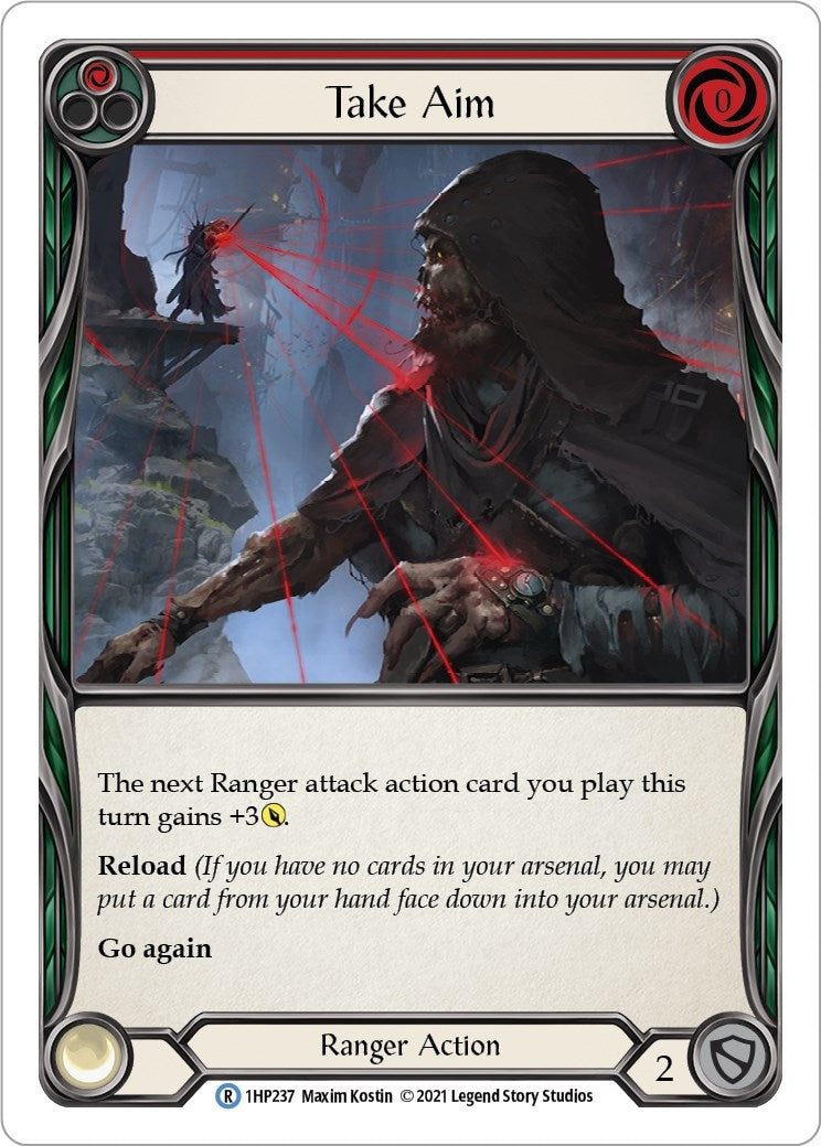 Take Aim (Red) (1) [1HP] - Flesh and Blood TCG Single