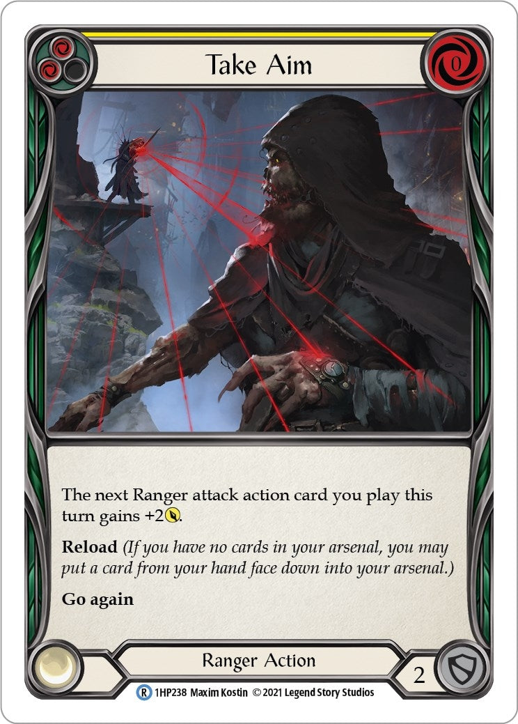 Take Aim (Yellow) (1) [1HP] - Flesh and Blood TCG Single