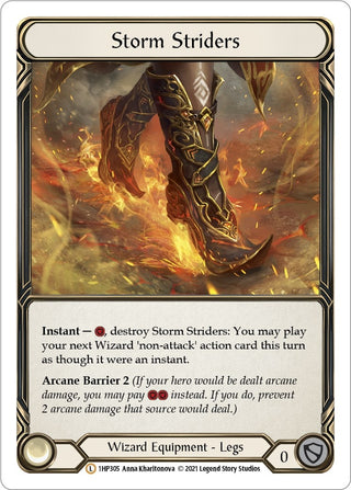 Storm Striders (1) [1HP] - Flesh and Blood TCG Single