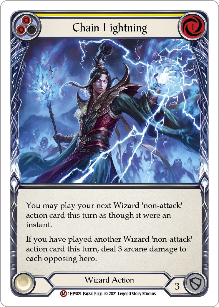 Chain Lightning (1) [1HP] - Flesh and Blood TCG Single