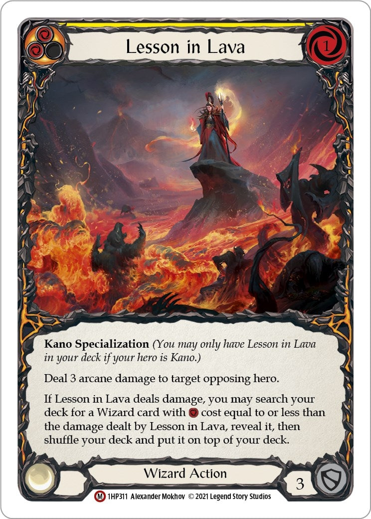 Lesson in Lava (1) [1HP] - Flesh and Blood TCG Single
