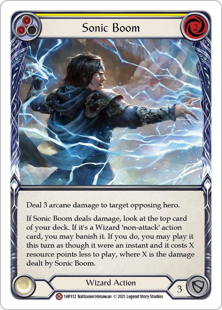 Sonic Boom (1) [1HP] - Flesh and Blood TCG Single