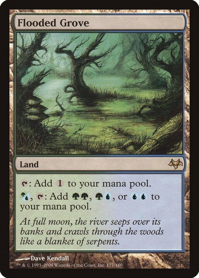 Flooded Grove (177) [EVE] - MTG Single