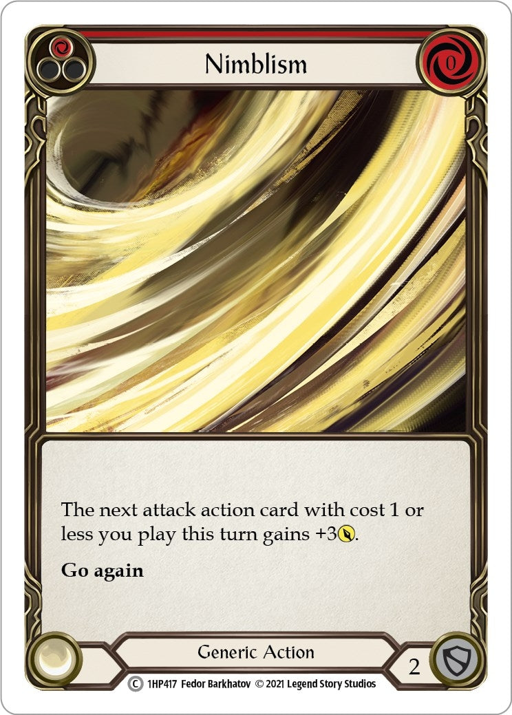 Nimblism (Red) (1) [1HP] - Flesh and Blood TCG Single