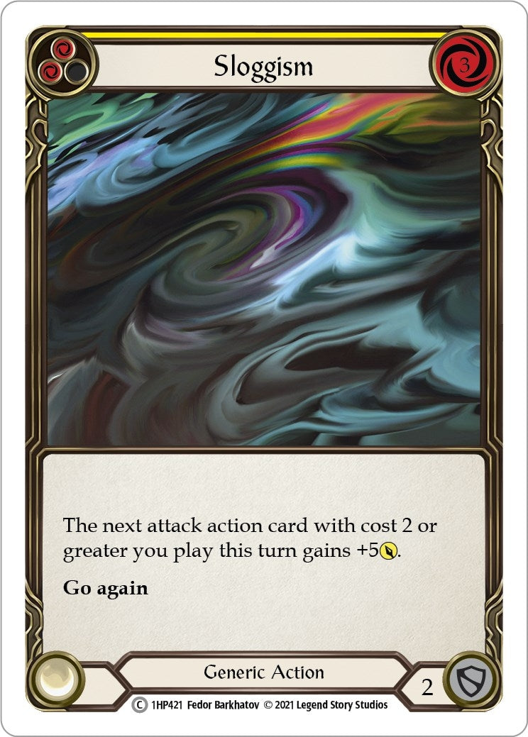Sloggism (Yellow) (1) [1HP] - Flesh and Blood TCG Single