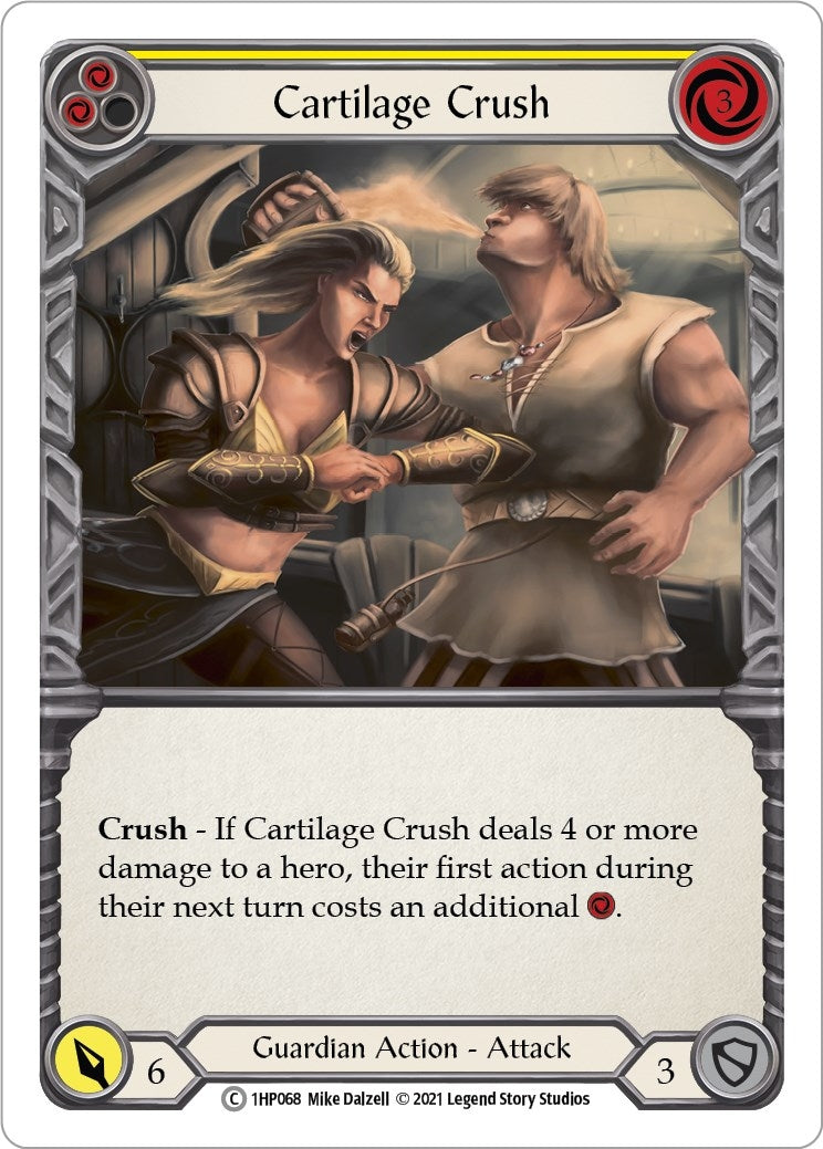 Cartilage Crush (Yellow) (1) [1HP] - Flesh and Blood TCG Single